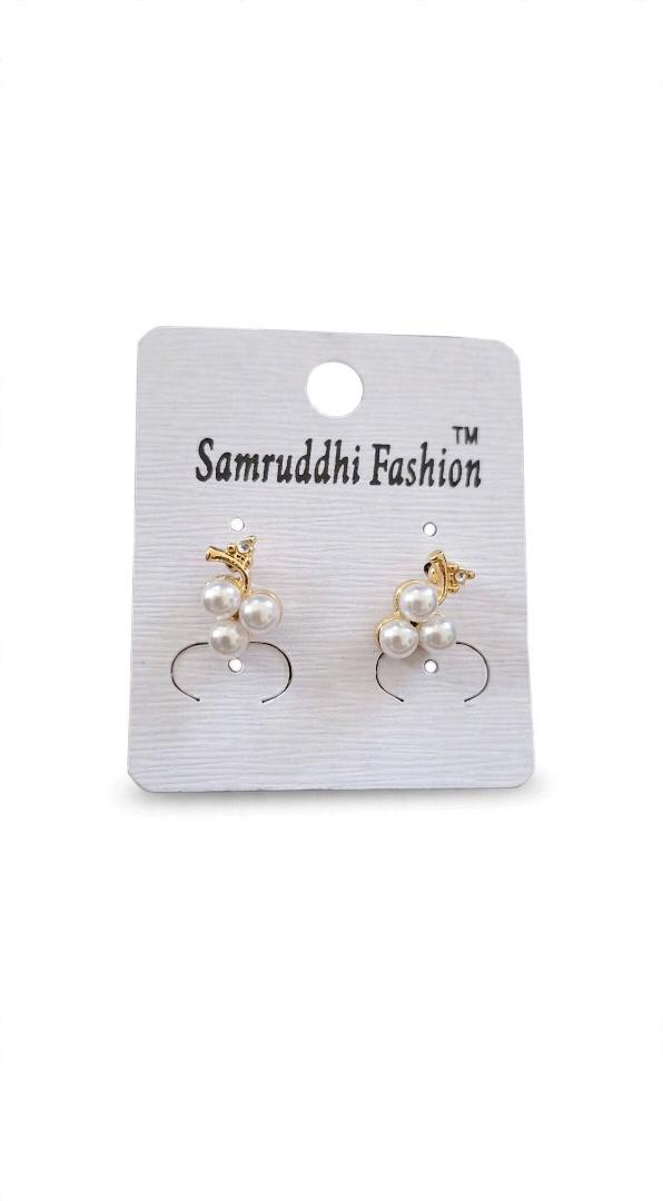 Grape Cluster Pearl Studs