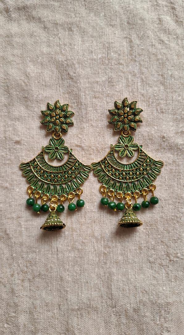 Green & Gold Oxidized Afghani