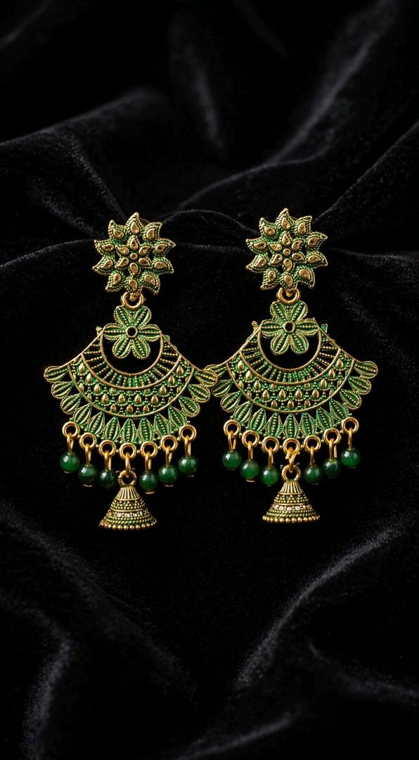 Green & Gold Oxidized Afghani