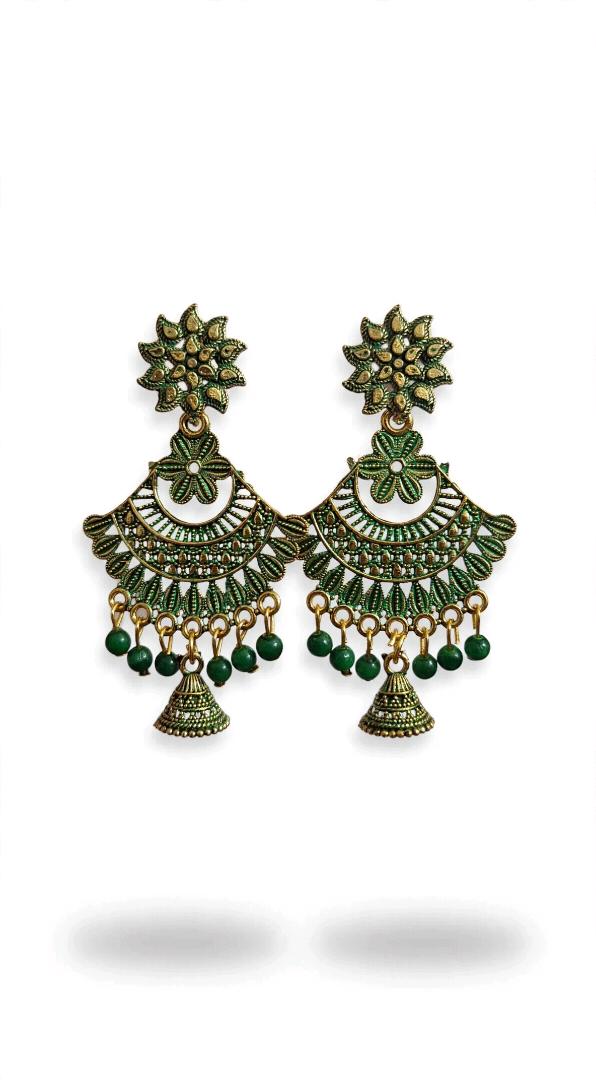 Green & Gold Oxidized Afghani