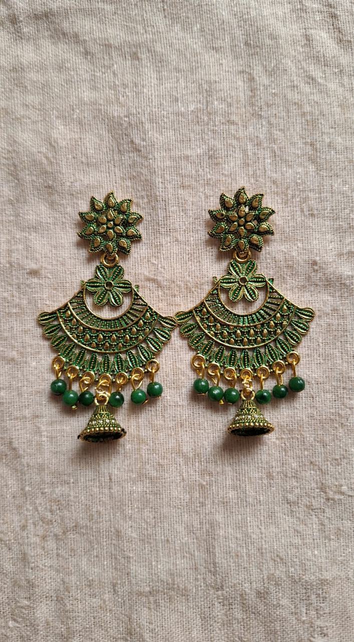 Green & Gold Oxidized Afghani