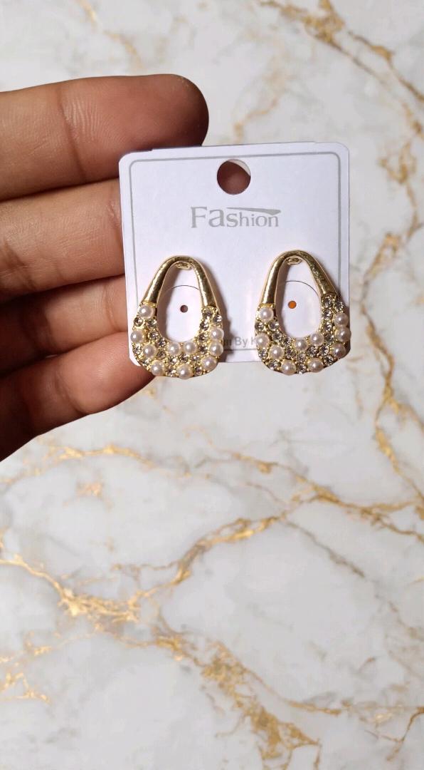 Trendy Gold Plated Pearl