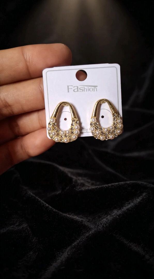 Trendy Gold Plated Pearl
