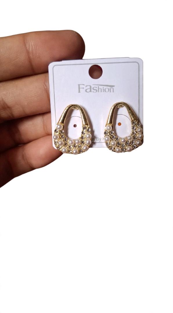 Trendy Gold Plated Pearl